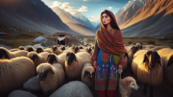 la dura vida de las mujeres pastoras en pakistan